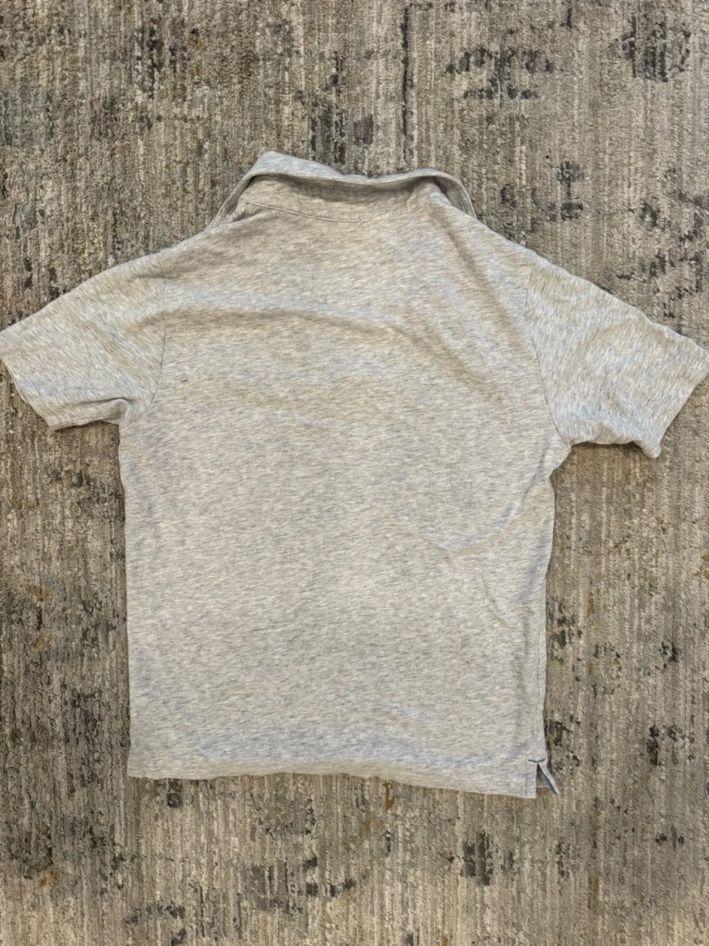 Johnnie O Gray Polo Shirt with Pocket Boys Size 8